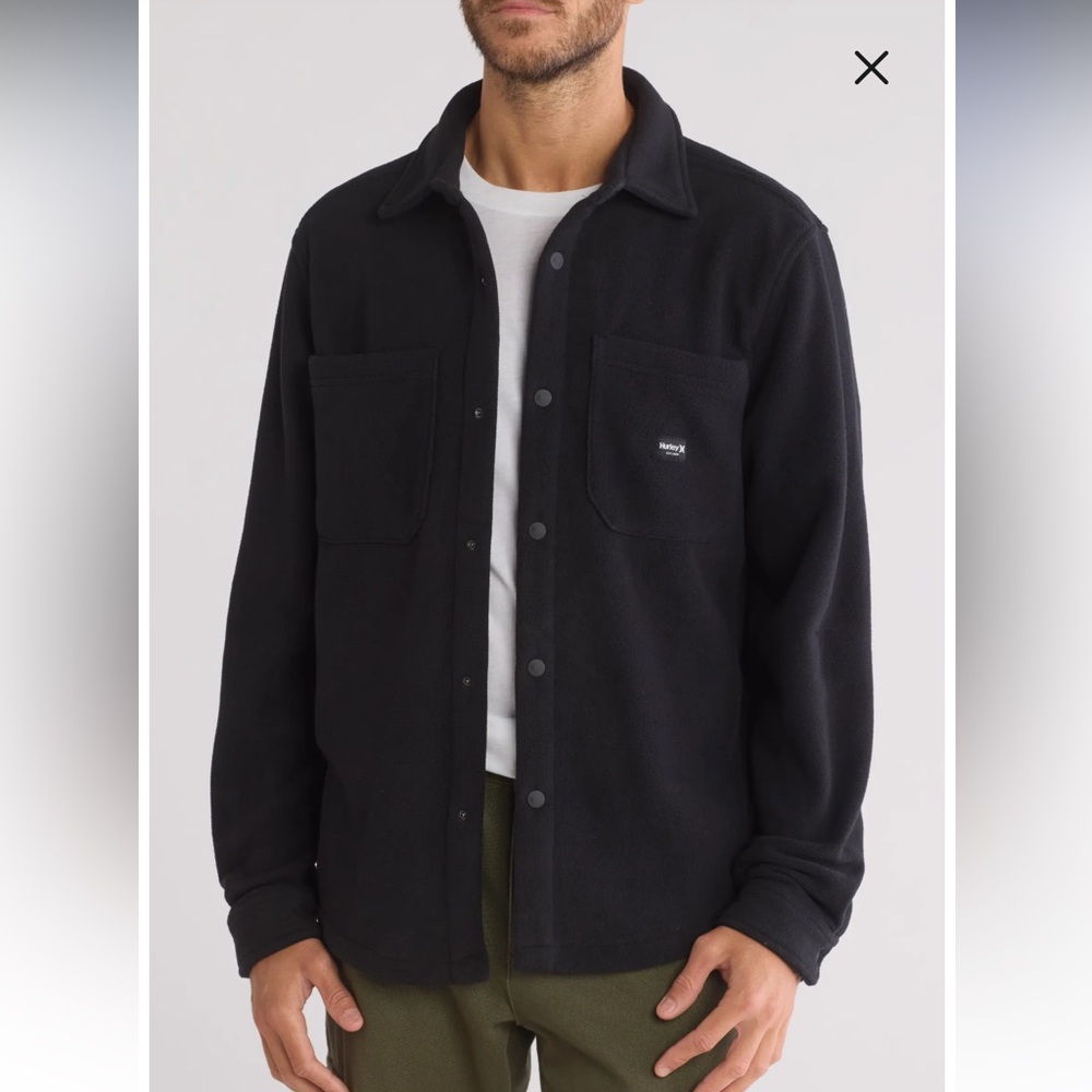 Hurley polar fleece overshirt